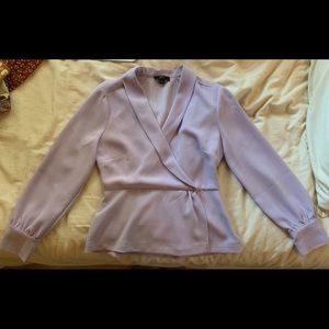 J Crew lavender blouse size 4/S